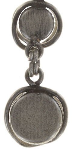 image pour Clou d'oreille pendant Sparkle Twist Marron crystal metallic sunshine 