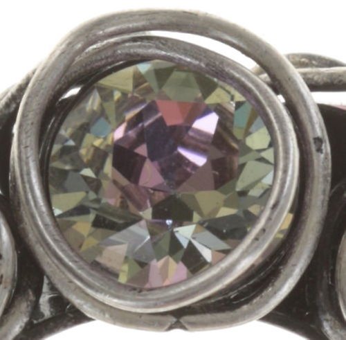 Bild für Ring Sparkle Twist Weiß / Hellrosa Kristall vitrail hell 