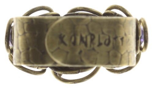 Bild für Ring Sparkle Twist Blau / Lila Kristall Heliotrop 