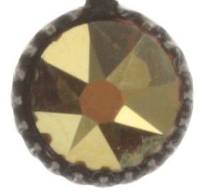 image for Bracelet Sparkle Twist Brown crystal metallic sunshine 