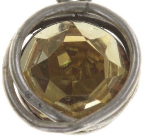 Bild für Halskette mit Anhänger Sparkle Twist Braun crystal metallic sunshine 