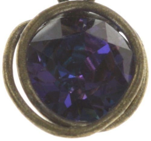 image pour Collier pendant Sparkle Twist Bleu / Lila crystal heliotrope 