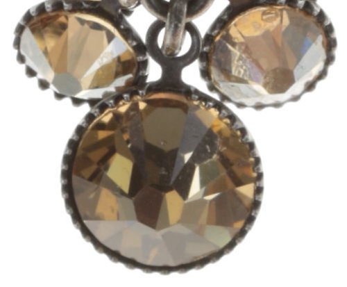 image for Earring Eurowire Dangling Waterfalls Beige  