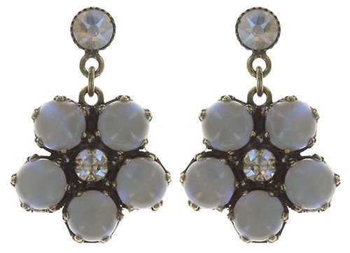 image pour Clou d'oreille pendant Flower Zumzum Blanc  
