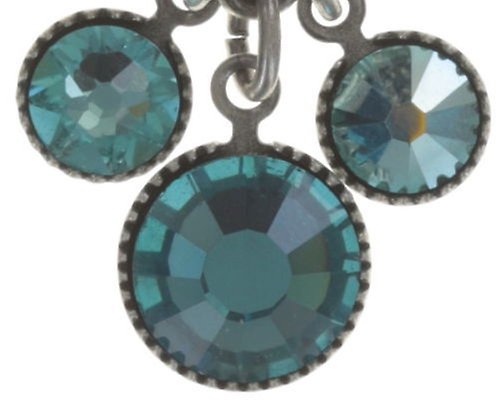 image for Earring Eurowire Dangling Waterfalls Blue / Green  