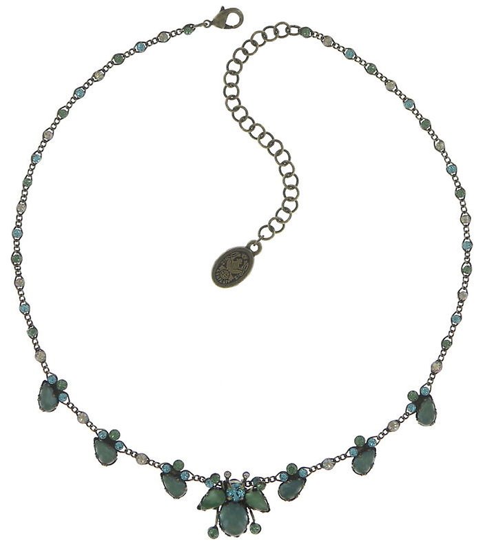 image pour Collier Flower Zumzum Bleu / Vert  small
