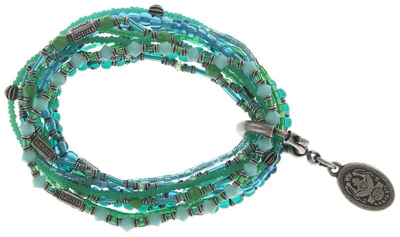 image pour Bracelet élastique Petit Glamour d´Afrique Vert  