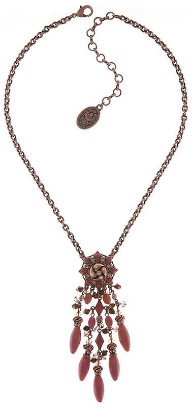 image pour Collier-Y Arabic Nights Rose / Marron  