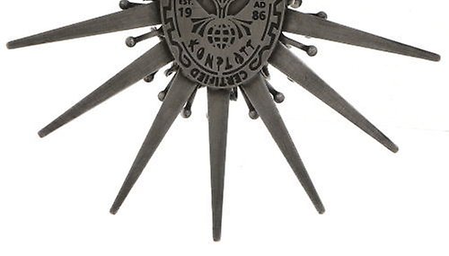 image pour Broche Galaxy in Glass Blanc / Gris  extra large