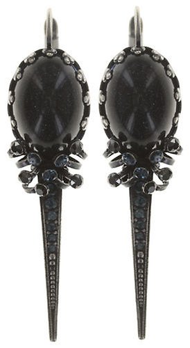 image pour Boucles d'oreilles Eurowire Galaxy in Glass Noir  medium