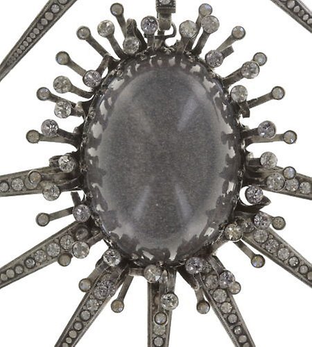 image pour Clou d'oreille pendant Galaxy in Glass Blanc / Gris  extra large, medium