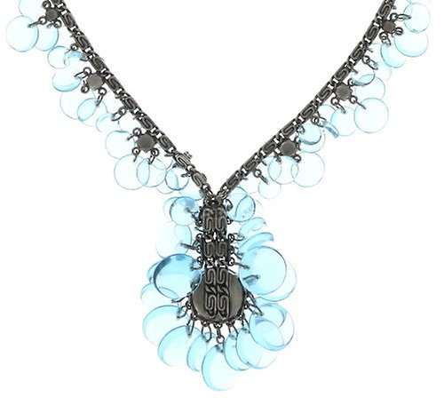 image for Necklace-Y Aquarell Blue  