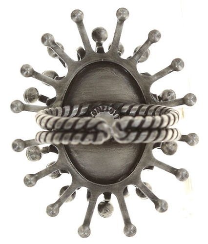 image pour Anneau Galaxy in Glass Blanc / Gris  medium