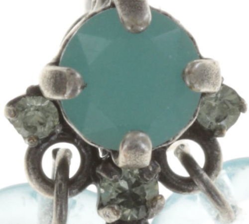 image for Earring Eurowire Dangling Aquarell Blue  