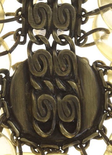 image for Earring Clip Dangling Aquarell Yellow  