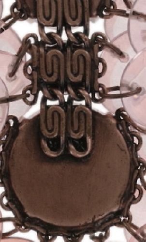 image for Earring Clip Dangling Aquarell Pink  