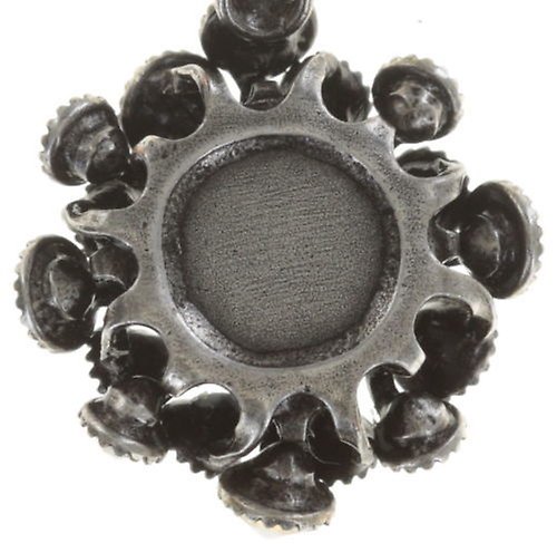 Bild für Ohrstecker baumelnd Caviar de Luxe Weiß  10 mm