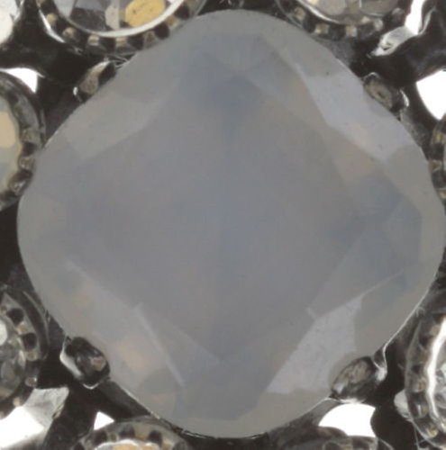 Bild für Ohrstecker baumelnd Caviar de Luxe Weiß  10 mm