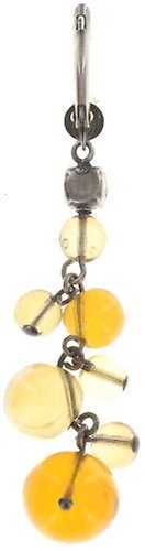 image for Earring Dangling Caviar de Luxe Brown  