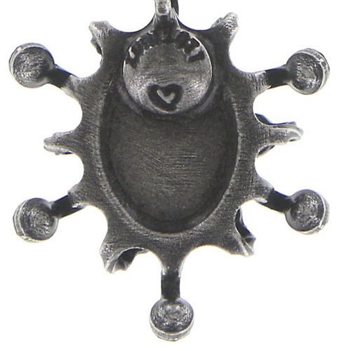 image for Necklace Pendant Galaxy in Glass Black  small