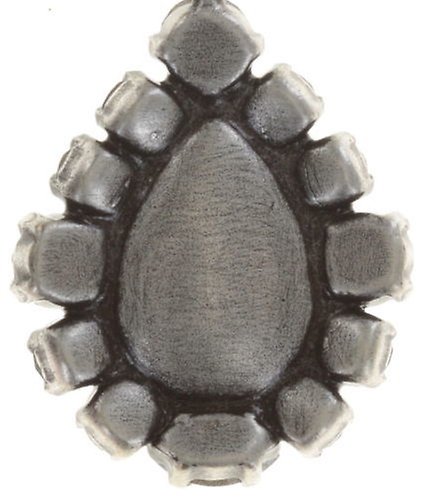 image for Earring stud dangling Ballroom brown/green/white  