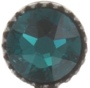 image for Earring Stud Dangling Creole Blue  