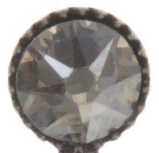 image for Earring Stud Dangling Creole White  