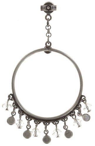 image pour Clou d'oreille pendant Creole Blanc  