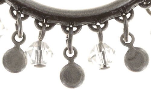 image for Earring Stud Dangling Creole White  