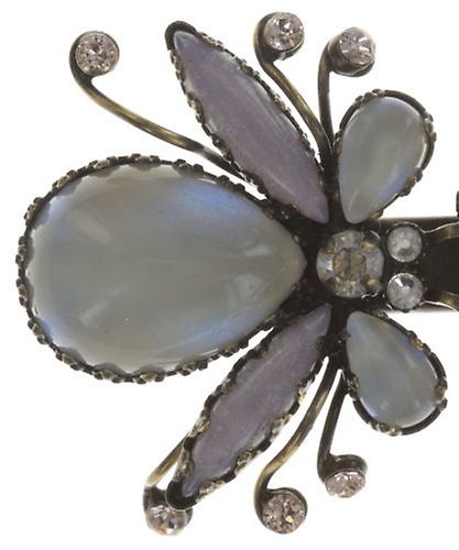 image for Hairclip Flower Zumzum White  large