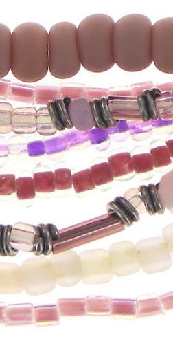 Bild für Armband elastisch Petit Glamour d´Afrique Pink  