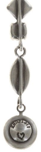 image for Earring Eurowire Dangling Mini Treasure II White  