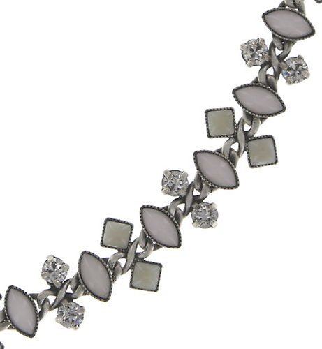 Bild für Choker Collier Mini Treasure II Weiß  