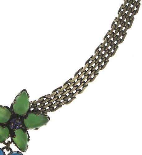 image pour Collier Flower Zumzum Bleu / Vert / Lila  
