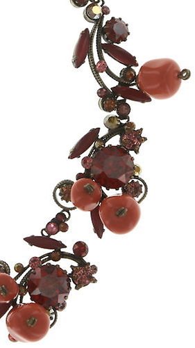 image for Necklace Collier Fiancee Orange  