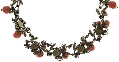 image for Necklace Collier Fiancee Orange  