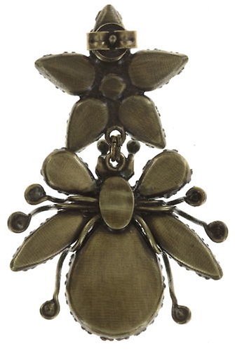 Bild für Ohrstecker baumelnd Flower Zumzum Blau / Grün / Lila  groß