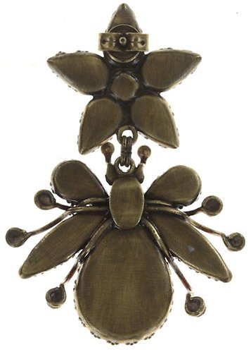 image for Earring Stud Dangling Flower Zumzum Multi  