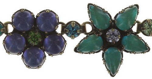 image pour Collier Flower Zumzum Bleu / Vert / Lila  