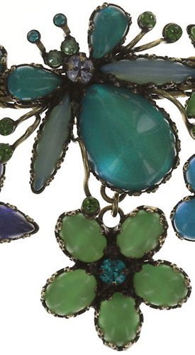 image for Necklace Flower Zumzum Blue / Green / Lila  