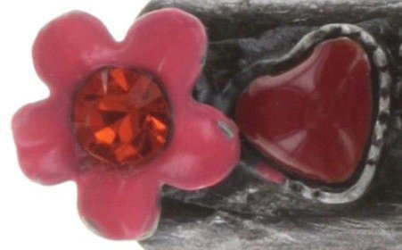 image for Hairclip Arsenic in Old Lace Coralline / Red  