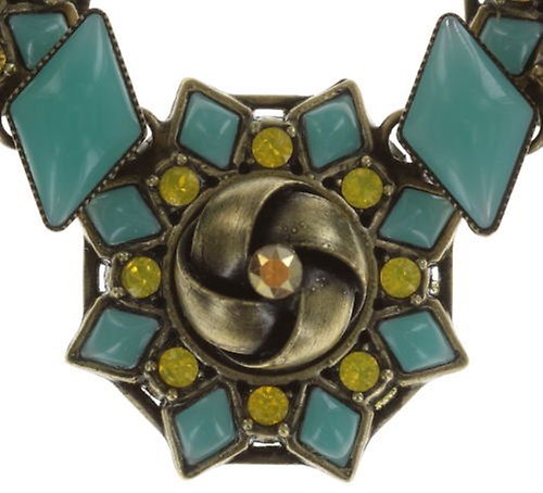 image for Necklace Arabic Nights Green / Yellow  
