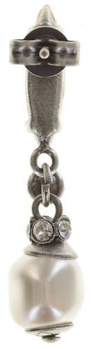 image pour Clou d'oreille pendant Fiancee Blanc  