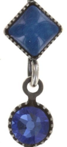 Bild für Ohrstecker baumelnd Mini Treasure II Blau  