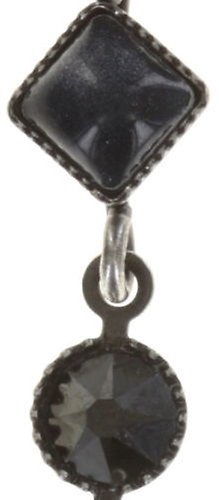 image for Earring Stud Dangling Mini Treasure II Black  