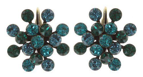 Bild für Ohrringe mit Brisur Magic Fireball Blau / Grün  Classic Size (21mm Ø)