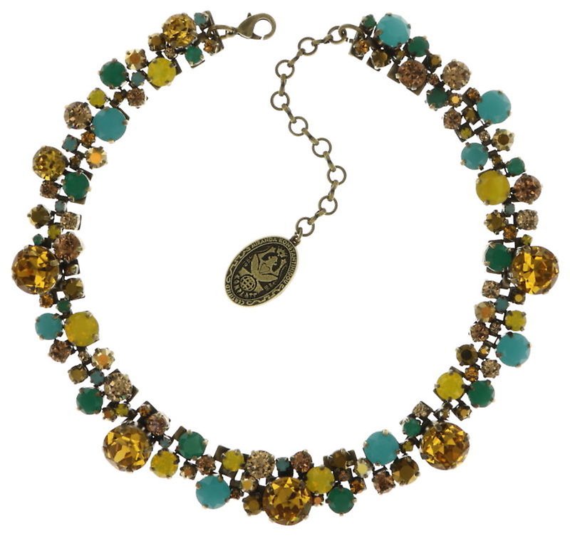image pour Collier Collier Ballroom Classic Glam Jaune / Vert  