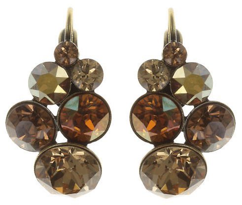 image pour Boucles d'oreilles Eurowire Petit Glamour Marron  