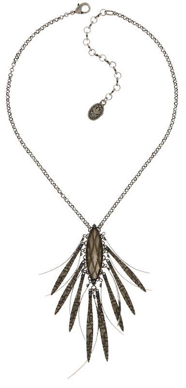 image for Necklace Pendant Global Glam Blue Denim Blue 