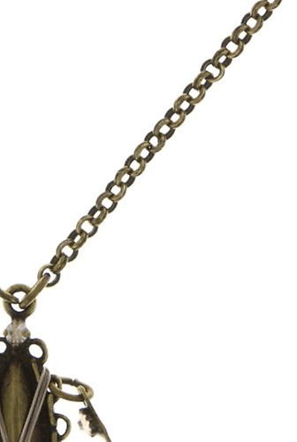 image pour Collier pendant Global Glam Blanc crystal silver shade 